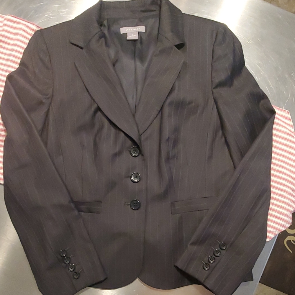 Pin stripe Ann Taylor blazer